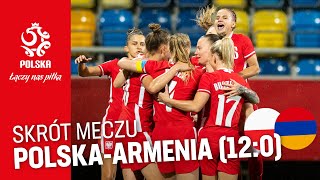 el. MŚ kobiet: Skrót meczu 🇵🇱 POLSKA – ARMENIA 🇦🇲 (12:0)