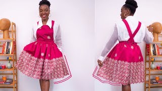 HOW TO MAKE A PINAFORE DRESS  [PATTERN & SEWING TUTORIALS] | KIM DAVE