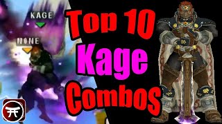 Top 10 Kage Ganondorf Combos/Moments - Super Smash Bros.