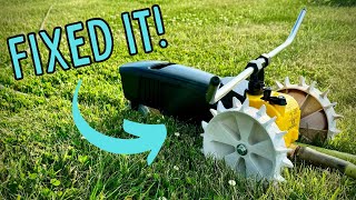 How to fix your Nelson Rain Train Traveling Sprinkler! Replacing the motor is simple!