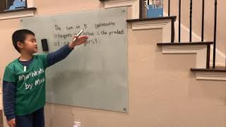 The sum of 5 consecutive integers is 5. What is the product of the integers?