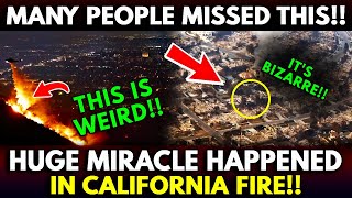 HUGE MIRACLE CAUGHT ON DRONE CAMERA IN LA FIRE | Prophetic Word Today | God Message Today |God Tells