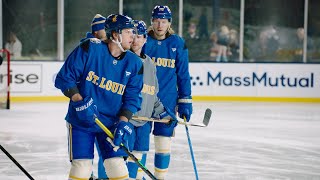 Jake Neighbours goes mic'd up at Winter Classic practice