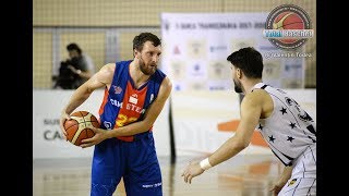 Runkauskas (Steaua) last action before OT against U-BT