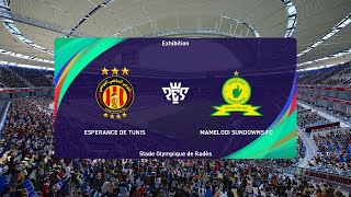 Espérance Tunis vs Mamelodi Sundowns (20/04/2024) Semi-final CAF Champions League PES 2021