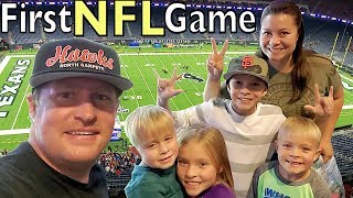 🏈Our FIRST NFL Football Game EVER! 🏈