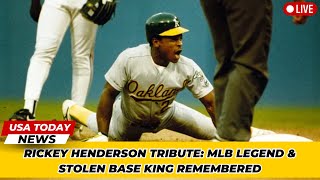 Rickey Henderson Tribute: MLB Legend \u0026 Stolen Base King Remembered । USA TODAY NEWS