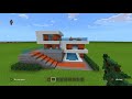 tuto maison moderne facile a faire minecraft