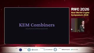 Post-Quantum Constructions - talk 1/4 (RWC 2026)