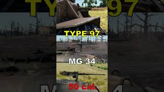 Types of MACHINE GUNS...  #warthunder #machinegun #tank #tanks #epic #gaijin #japan #gb #germany