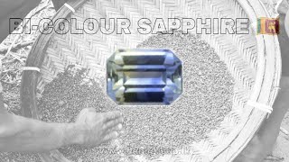 Bi-Colour Sapphire from Ceylon - It's well known as \