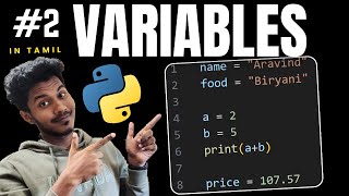 #2 Python Variables & Data Types in Tamil | Beginner-Friendly Tutorial
