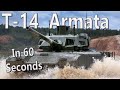 Everything You Need to Know About Russia's T-14 Armata in 60 Seconds | #shorts