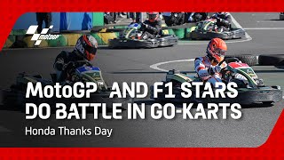 Marc Marquez and Verstappen team up in a go-karts race 🔥 | Honda Thanks Day