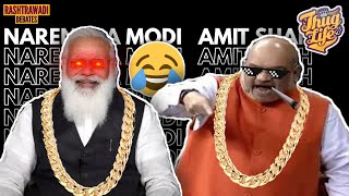 PM Modi & Amit Shah - Thug Life😂🔥 Funny Election Results | Maharashtra Pappu | Rashtrawadi Debates