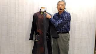 パッチワークコートの説明です徳島呉服寝具洋服タオルギフト山善