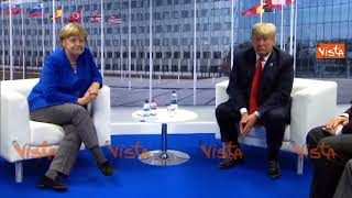 Trump fa pace con la Merkel: \