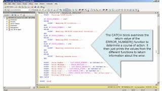 T-SQL tutorial: Error Handling, Full SQL Server Transact-SQL Course, Introduction (Lesson 9)