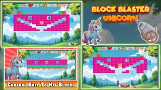 Block Blaster Unicorn || Construct 3 Game Template || Source code