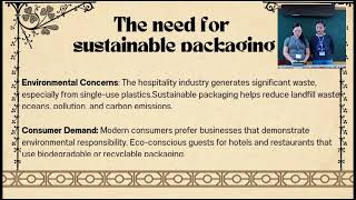 "SUSTAINABLE PACKAGING IN HOSPITALITY SUPPLY CHAINS TRENDS AND INNOVATIONS IN ECO-FRIENDLY PACKAGING
