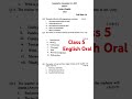 #Class 5 English oral 2023 #viral video#annual 2023 English oral#SsvmEnglish oral classr5 #5thclass