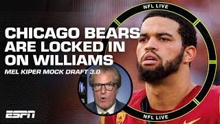 Mel Kiper thinks the Chicago Bears are LOCKED IN on Caleb Williams at No. 1 🔒 | NFL Live