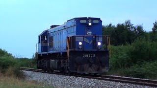 Vlakovi u Našicama, Hrvatskoj. Trains in Našice, Croatia.