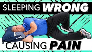 Side Sleeping WRONG Can Cause Neck, Shoulder, Back, Hip, or Knee Pain + GIVEAWAY!