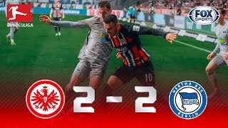 Eintracht Frankfurt - Hertha Berlin [2-2] | GOLES | Jornada 14 | Bundesliga
