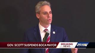 Gov. Scott suspends Boca Mayor