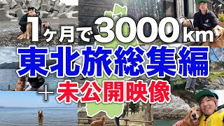 【27泊28日】東北をぐるっと一周した車中泊旅総集編！！