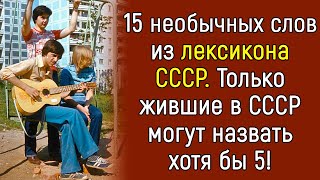 Тест - Необычные Слова из Лексикона СССР. Сможете ли отгадать хотя бы 5?