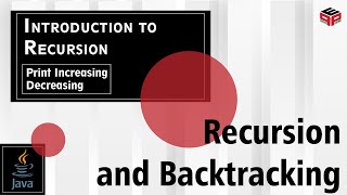 Print Increasing Decreasing | Intro to Recursion | In English | Java | Video_3