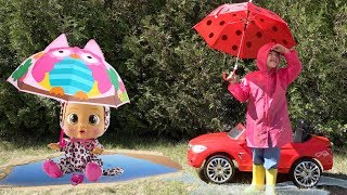 Ksysha lost dolls | Rain Rain Go Away Song | Ksysha Kids TV