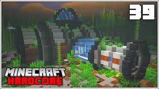 Minecraft Hardcore Let's Play - TRANSFORMING OUR STRONGHOLD INTO AN UNDERWATER B