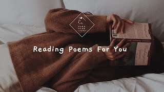 Eng) 남자 ASMR | Reading poems for you | 자기전에 시 읽어줄깨 | Rain ASMR | Falling asleep | Sleepy ASMR |