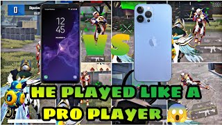 he  played like a pro  player /tdm challenge/ Android vs iphone bgmi player