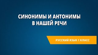 Синонимы и антонимы в нашей речи