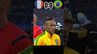 France vs Brazil friendly #neymar vs #benzema 🔥 #football #highlights #youtubeshorts