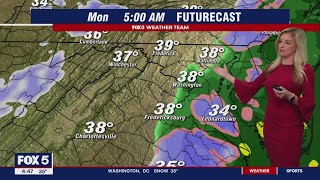 FOX 5 Weather forecast for Monday, December 11