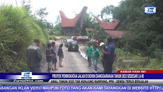 PROYEK PENINGKATAN JALAN DI BOKIN DIANGGARAKAN TAHUN 2023, 3,4 M, AWAL 2025 TAK KUNJUNG RAMPUNG