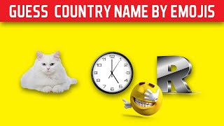 10 SECONDS Challenge! Can You Guess the Country 🤔 Awesome #Emoji Game 🤣