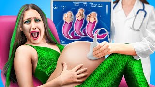 WOW 🤯 Une sirène riche et enceinte ! Moments fous de la grossesse et trucs sympas par La La Life