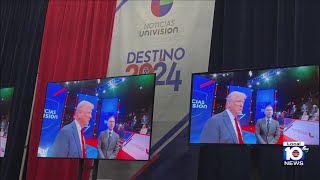 Vote 2024:Trump attends Univision town hall in Doral