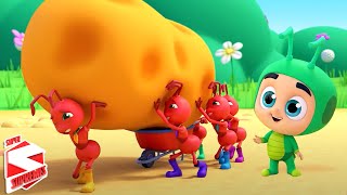 The Ant and The Grasshopper | Cartoon Animated Story For Babies | Kids Stories For Children
