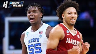 Alabama vs North Carolina - Game Highlights | Sweet 16 | March 28, 2024 NCAA March Madness