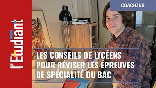 Révisions des épreuves de spécialité du bac : les méthodes de Louise et Hugo