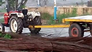 Eicher tractor Paranormal Activity on a loaded tractor at rain by a creator