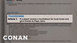The NFL's New Rules | CONAN on TBS