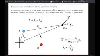 Finding (and visualizing) the electric field due to two charges WITH python.